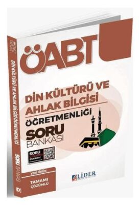 Lider Yayınları ÖABT Din Kültürü ve Ahlak Bilgisi Öğretmenliği Soru Bankası Çözümlü - 1