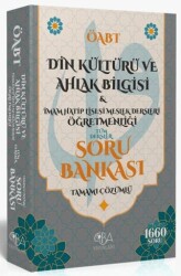 ÖABT Din Kültürü ve Ahlak Bilgisi ve İmam Hatip Lisesi Meslek Dersleri Öğretmenliği Soru Bankası Çözümlü - CBA Akademi