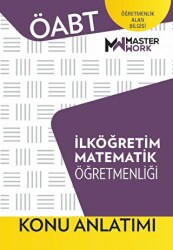 MasterWork ÖABT İlköğretim Matematik Öğretmenliği Konu Anlatımı - MasterWork