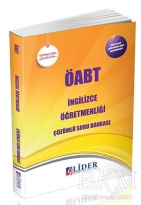 Lider Yayınları 2018 ÖABT İngilizce Öğretmenliği Çözümlü Soru Bankası - 1