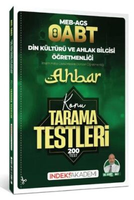ÖABT MEB-AGS Din Kültürü ve Ahlak Bilgisi Ahbar Konu Tarama Testleri - 1