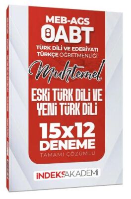ÖABT MEB-AGS Muhtemel Türk Dili Edebiyatı-Türkçe Eski Türk Dili ve Yeni Türk Dili 15x12 Deneme Çözüm - 1