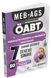 ÖABT MEB-AGS Psikolojik Danışma ve Rehberlik Öğretmenliği 7 Deneme Çözümlü - Dizgi Kitap