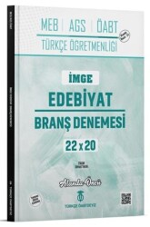 ÖABT MEB-AGS Türkçe İmge Edebiyat 22x20 Branş Denemeleri Çözümlü - Türkçe ÖABTDEYİZ