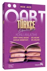 ÖABT MEB-AGS Türkçe Öğretmenliği Dört Temel Beceri, Çocuk Edebiyatı, Dil Bilimi, Dil Bilgisi Konu An - Türkçecim TV Yayınları