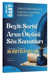 ÖABT MEB-AGS Türkçe-Türk Dili Edebiyatı Öğretmenliği Beyit Şerhi, Aruz Ölçüsü, Söz Sanatları Soru Ba - Türkçecim TV Yayınları