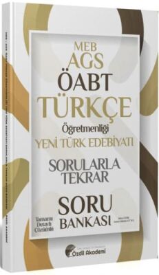 ÖABT MEB-AGS Türkçe Yeni Türk Edebiyatı Sorularla Tekrar Soru Bankası Çözümlü - 1