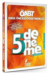 ÖABT Okul Öncesi Öğretmenliği 5 Deneme Çözümlü - Atama Lobisi Yayınları