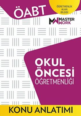 MasterWork ÖABT - Okul Öncesi Öğretmenliği - Konu Anlatımı - 1