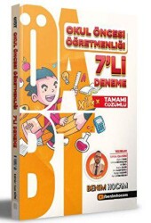 ÖABT Okul Öncesi Öğretmenliği Tamamı Çözümlü 7`li Deneme - Benim Hocam Yayınları