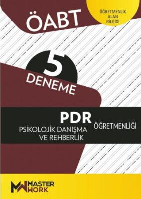 ÖABT PDR Psikolojik Danışma ve Rehberlik Öğretmenliği 5 Deneme - 1