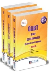 Lider Yayınları ÖABT Sınıf Öğretmenliği Çözümlü Soru Bankası Modüler Set - Lider Yayınları