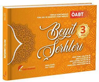 Özdil Akademi Yayınları ÖABT Türk Dili Edebiyatı ve Türkçe Beyit Şerhleri Konu Anlatımlı Soru Bankası 3. Kitap - - 1