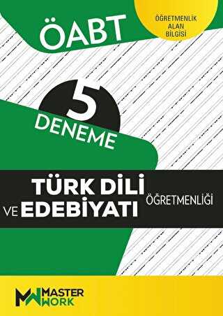 MasterWork Öabt - Türk Dili Ve Edebiyatı Öğretmenliği - 5 Deneme