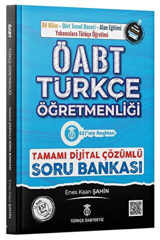 Türkçe ÖABTdeyiz ÖABT Türkçe 657 nin Anahtarı Soru Bankası Çözümlü