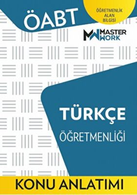 MasterWork ÖABT - Türkçe Öğretmenliği - Konu Anlatımı - 1