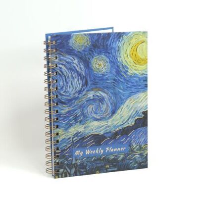 Odak Yayın Haftalık Planlayıcı Sticker Defter - Starry Night - 1