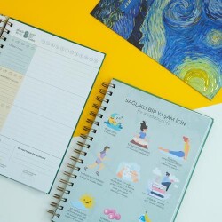 Odak Yayın Haftalık Planlayıcı Sticker Defter - Starry Night - 3