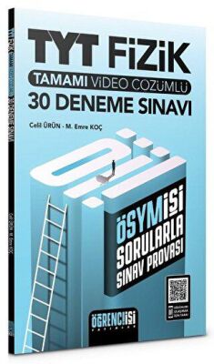 Öğrenci İşi Yayınları TYT Fizik Tamamı Video Çözümlü 30 Deneme Sınavı - 1
