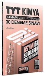 Öğrenci İşi Yayınları TYT Kimya Tamamı Video Çözümlü 30 Deneme Sınavı - Öğrenci İşi Yayınları