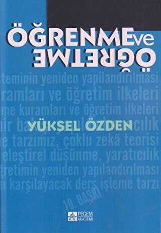 Öğrenme ve Öğretme - Pegem Akademi Yayıncılık