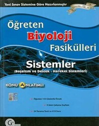 Gür Yayınları Öğreten Biyoloji Fasikülleri Sistemler Boşaltım ve Hareket Sistemleri - Gür Yayınları