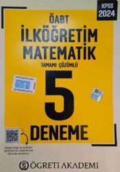 Öğreti Akademi 2025 Meb Ags Öabt İlköğretim Matematik Öğretmenliği Tamamı Çözümlü 5 Deneme - Öğreti Akademi