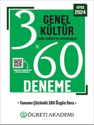 3X60 Genel Kültür Deneme Tarih-Coğrafya-Vatandaşlık - Öğreti Akademi