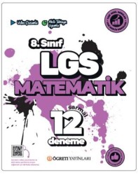 Öğreti Akademi LGS 8. Sınıf Matematik Sarmal 12 Deneme - Öğreti Akademi
