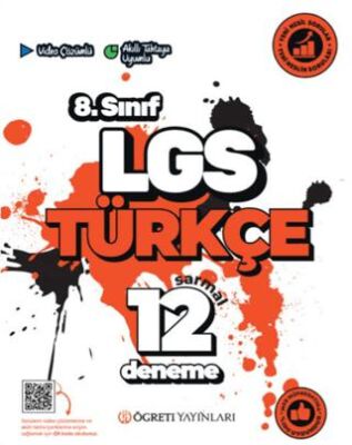 Öğreti Akademi LGS 8. Sınıf Türkçe Sarmal 12 Deneme - 1