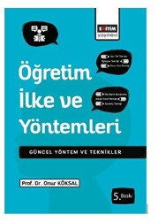Öğretim İlke ve Yöntemleri - Eğitim Yayınevi - Ders Kitapları