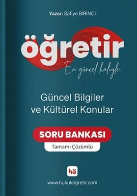 Öğretir Yayınları Öğretir Güncel Bilgiler ve Kültürel Konular Tamamı Çözümlü Soru Bankası