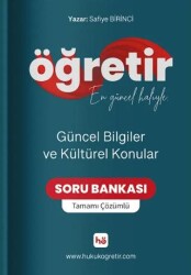 Öğretir Güncel Bilgiler ve Kültürel Konular Tamamı Çözümlü Soru Bankası - Öğretir Yayınları