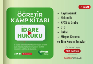 Öğretir Yayınları Öğretir İdare Hukuku Kamp Kitabı - 1