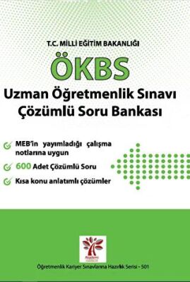 Akademi Consulting Training ÖKBS Uzman Öğretmenlik Sınavı Çözümlü Soru Bankası - 1