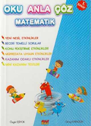 Aktif Zeka Yayınları Oku Anla Çöz - Matematik 1. Sınıf