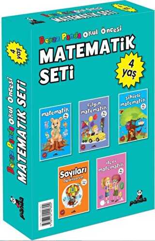 Okul Öncesi 4 Yaş Matematik Seti 5 Kitap - Beyaz Panda Yayınları