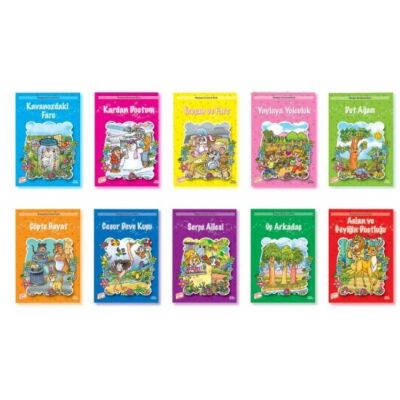 Okumayı Seviyorum Dizisi 10 Kitap Set - 2