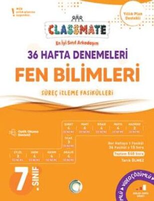 Okyanus Yayınları 7. Sınıf Fen Bilimleri Classmate 36 Hafta Denemeleri - 1
