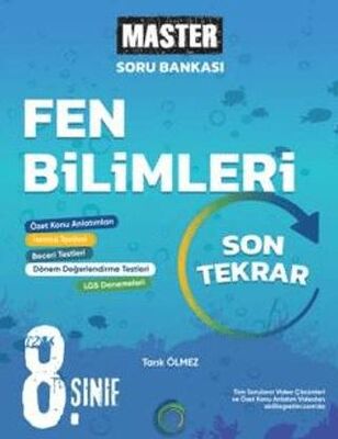 Okyanus Yayınları 8. Sınıf Master Son Tekrar Fen Bilimleri Soru Bankası