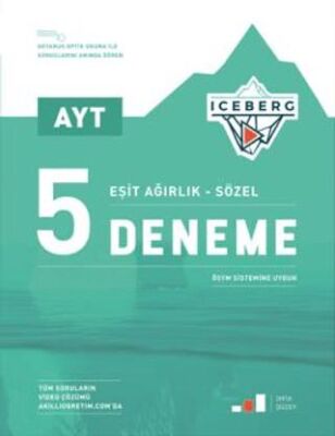 Okyanus Yayınları AYT Iceberg 5 Deneme Eşit Ağırlık - Sözel - 1