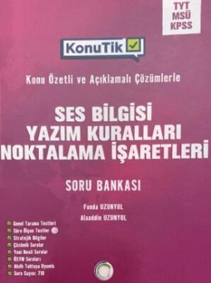 Okyanus Yayınları Ses Bilgisi, Yazım Kuralları, Noktalama İşaretleri Konu Tik Soru Bankası - 1