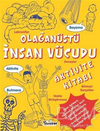 Olağanüstü İnsan Vücudu Aktivite Kitabı - 1