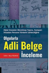 Olgularla Adli Belge İnceleme - Akademisyen Kitabevi