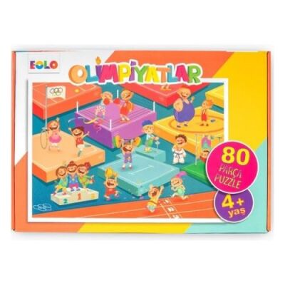 80 Parça Yer Puzzle-Olimpiyatlar - 1