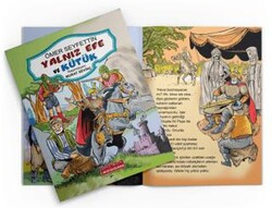 Ömer Seyfettin Hikayeleri Yalnız Efe ve Kütük Renkli Resimli 1. ve 2. Sınıflara - 6+Yaş - Bordo Ressam