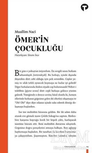 Ömer`in Çocukluğu - Turkuvaz Kitap