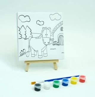 Omt 15X15 Tuval Seti - Şovaleli Model- 3 - 1