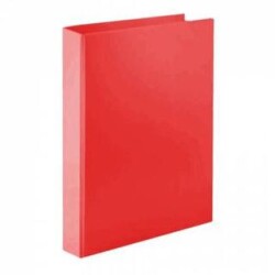 Önder A5 Talebe Klasörü 2 Halka İç Cepli Kırmızı - ÖNDER