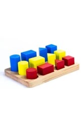 Onyıl Ahşap Geometrik Büyükten Küçüğe Sıralama Kutuda Ony-314 3142 - 2